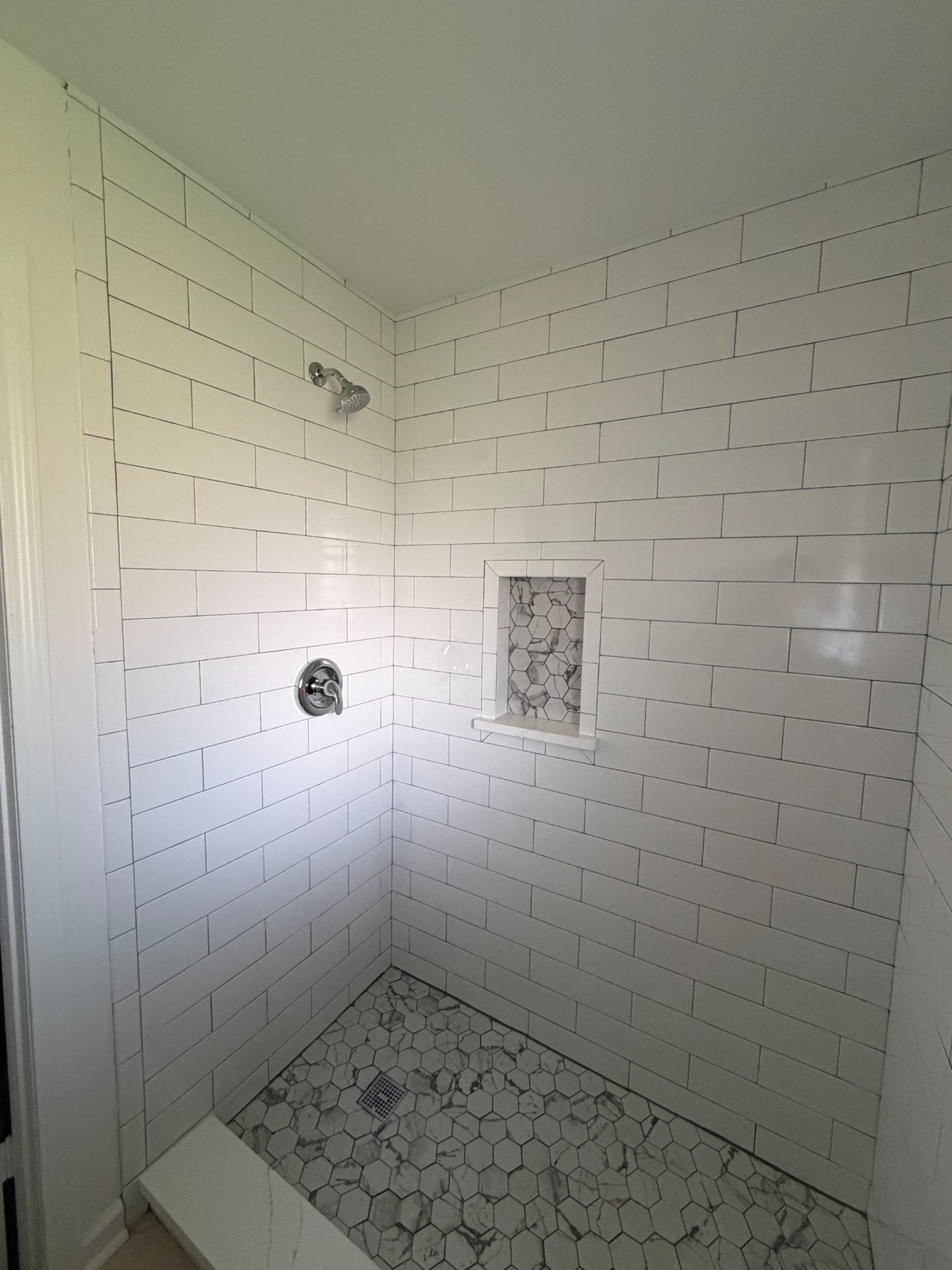 Tile shower
