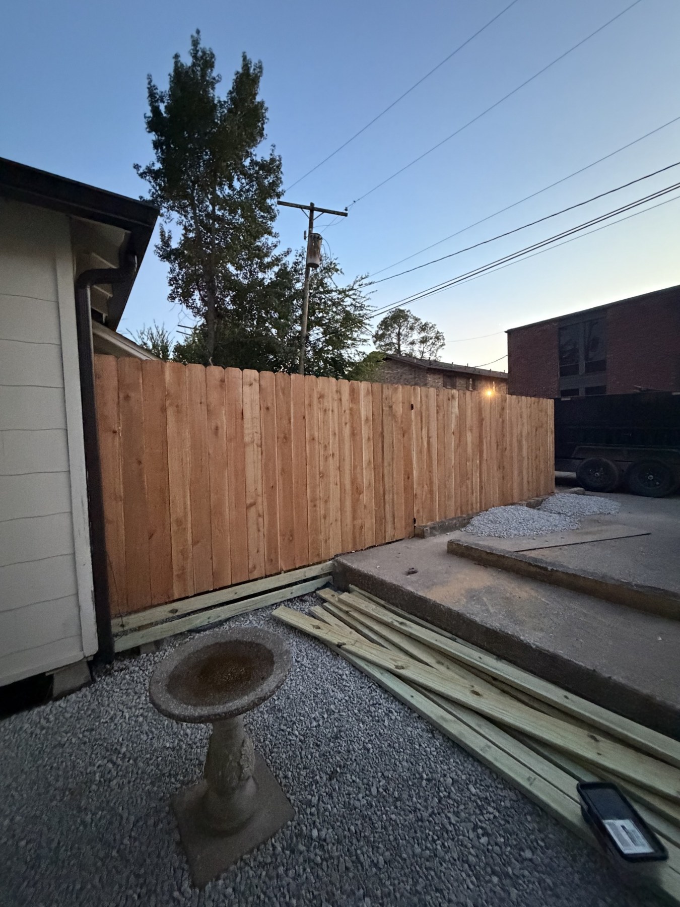 Fence detail